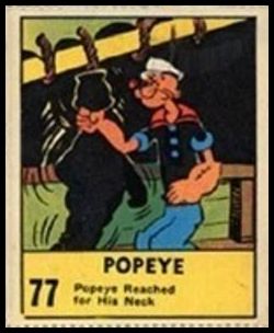 77 Popeye Reached For His Neck